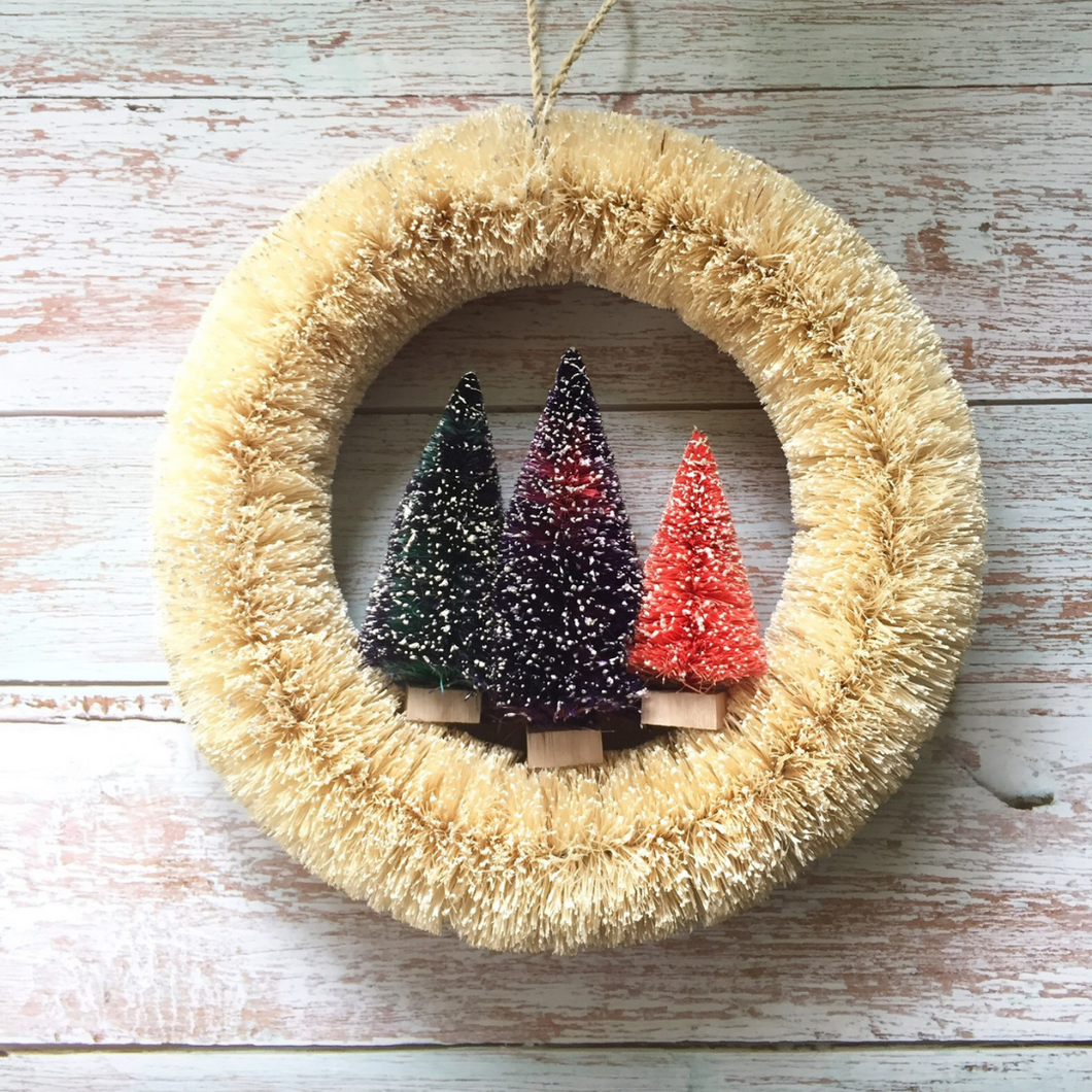 Wreath with Trees (Galaxy colors)
