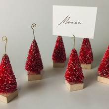 Load image into Gallery viewer, Christmas Tree Placecard Holder
