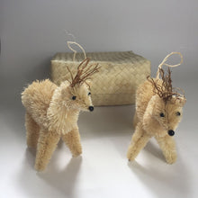 Load image into Gallery viewer, Reindeer Brushkin Ornament
