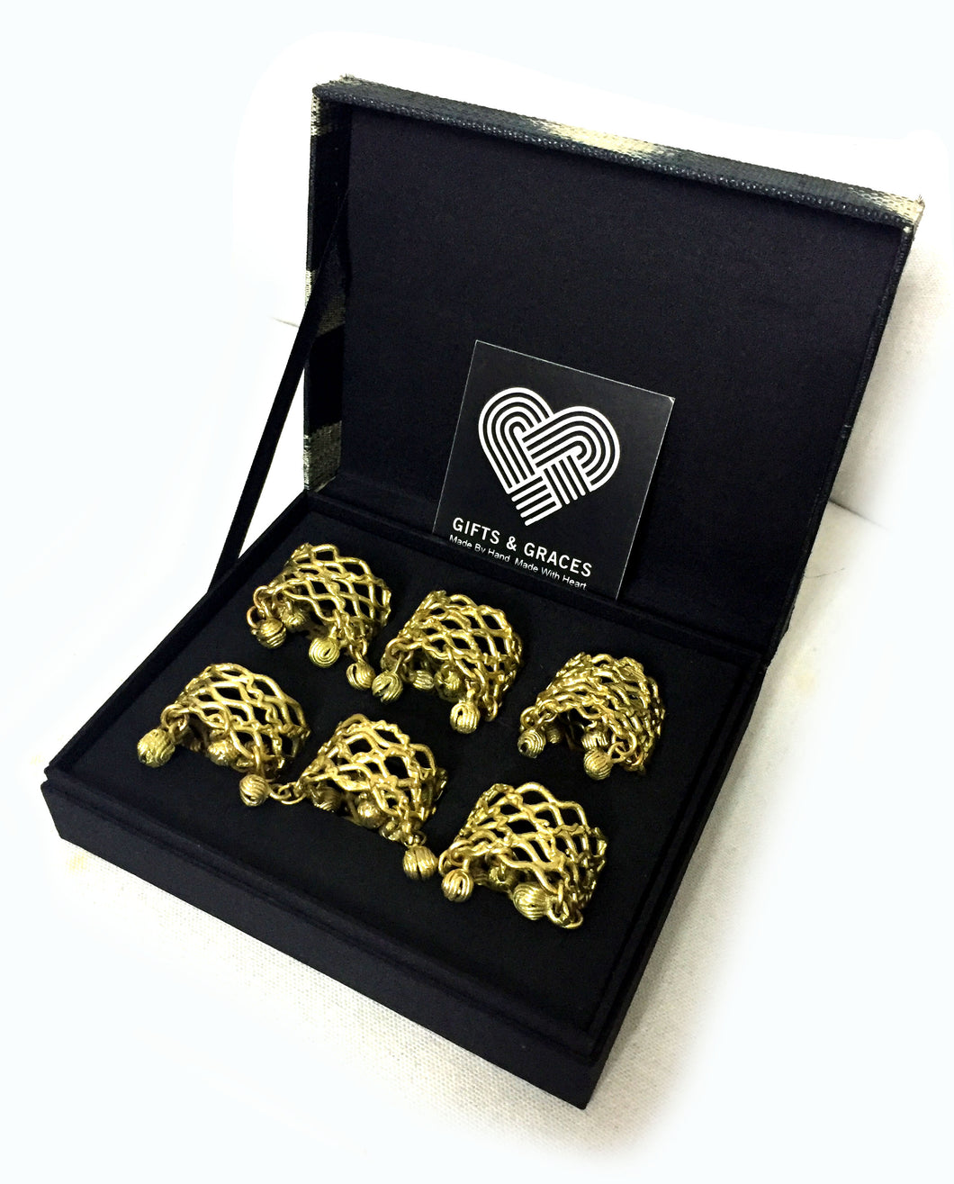 T'boli Tracery Napkin Ring, Set of 6