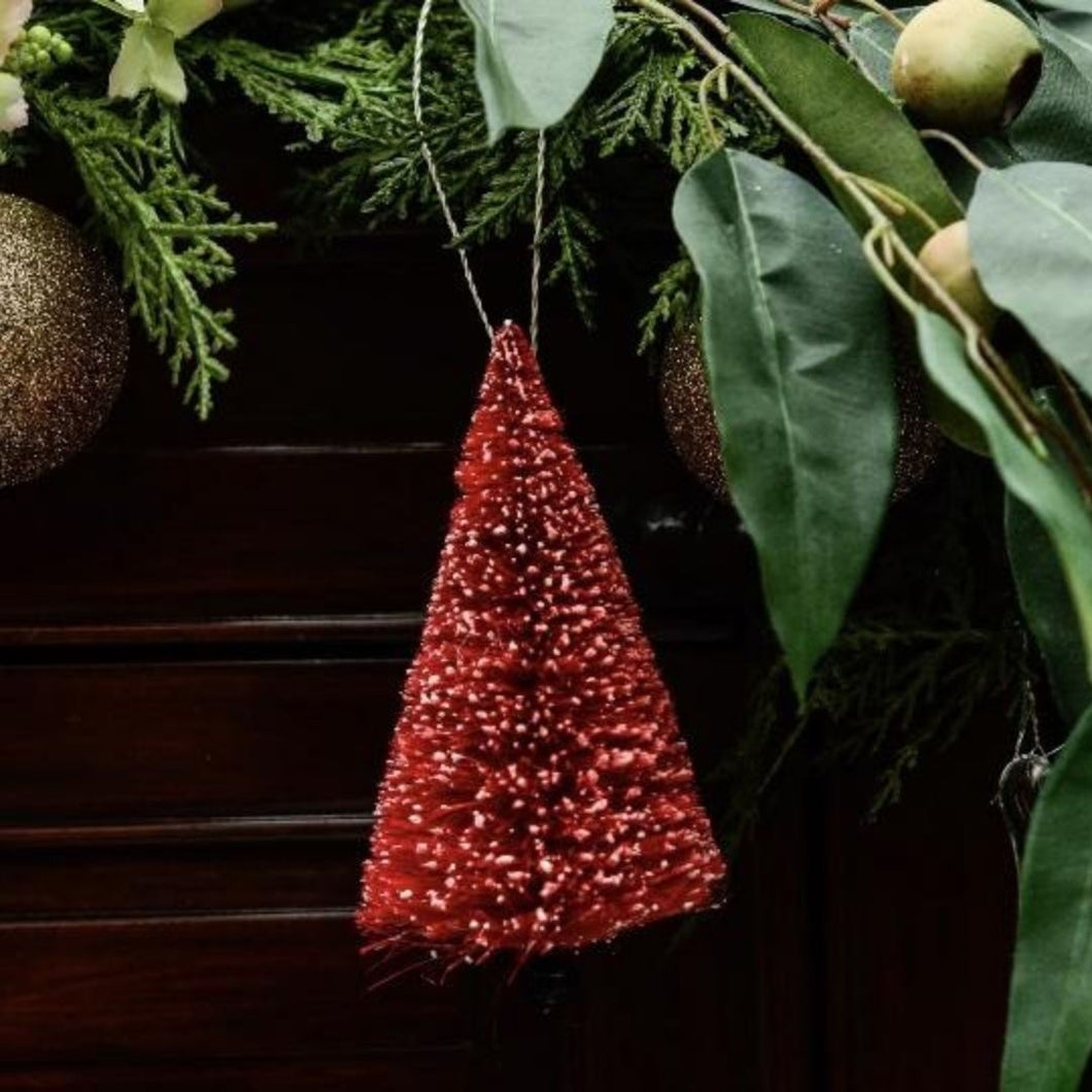 Christmas Tree Brushkin Ornament